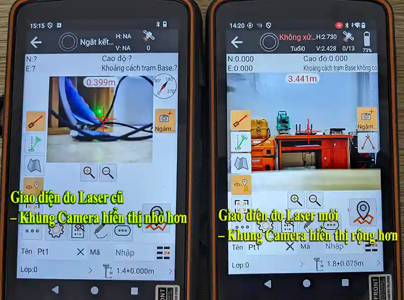 Tải phần mềm M-Survey Meridian nâng cấp giao diện đo camera laser