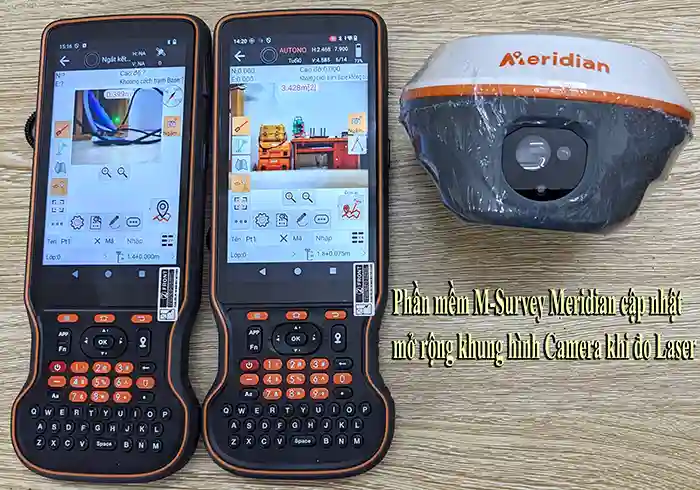 Tải phần mềm M-Survey Meridian nâng cấp giao diện đo camera laser