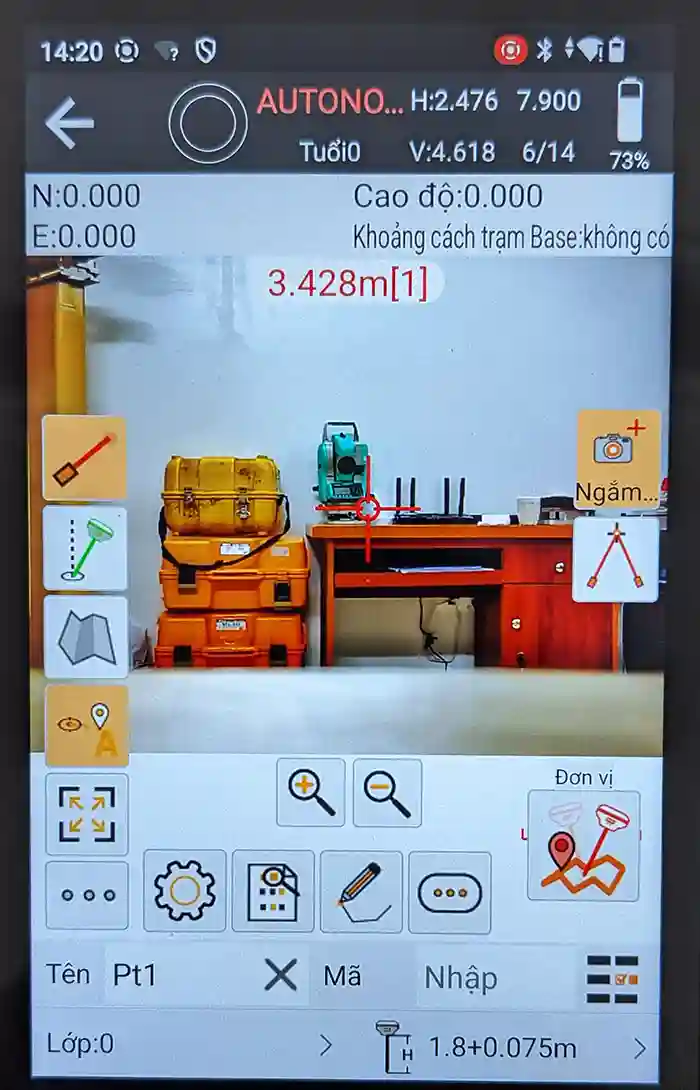 Tải phần mềm M-Survey Meridian nâng cấp giao diện đo camera laser