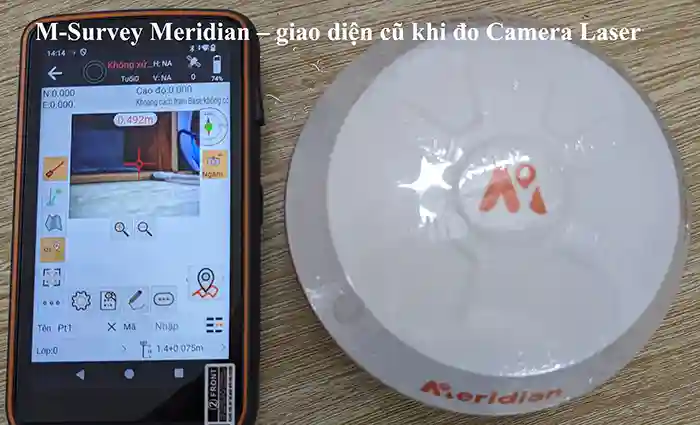 Tải phần mềm M-Survey Meridian nâng cấp giao diện đo camera laser