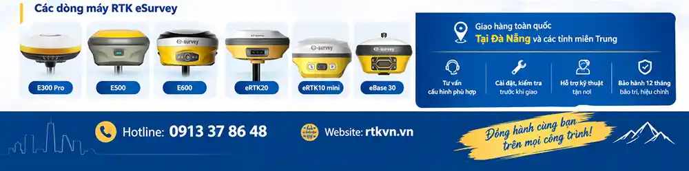 Máy GPS RTK eSurvey tại Đà Nẵng chính hãng
