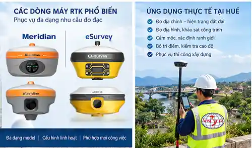 Máy GPS RTK tại Huế – Máy GNSS RTK chính hãng