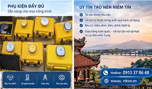 Máy GPS RTK tại Huế – Máy GNSS RTK chính hãng